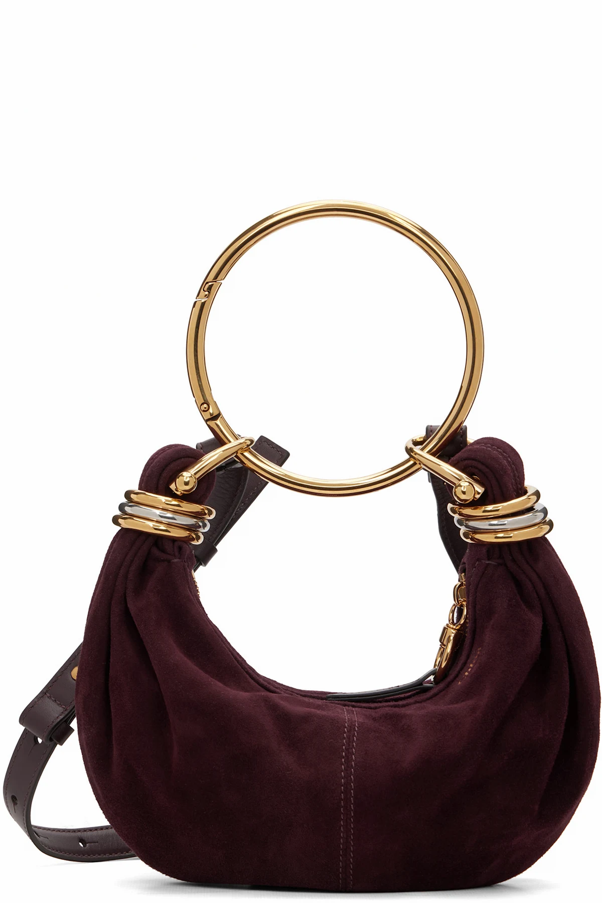Burgundy Mini Bracelet Bag