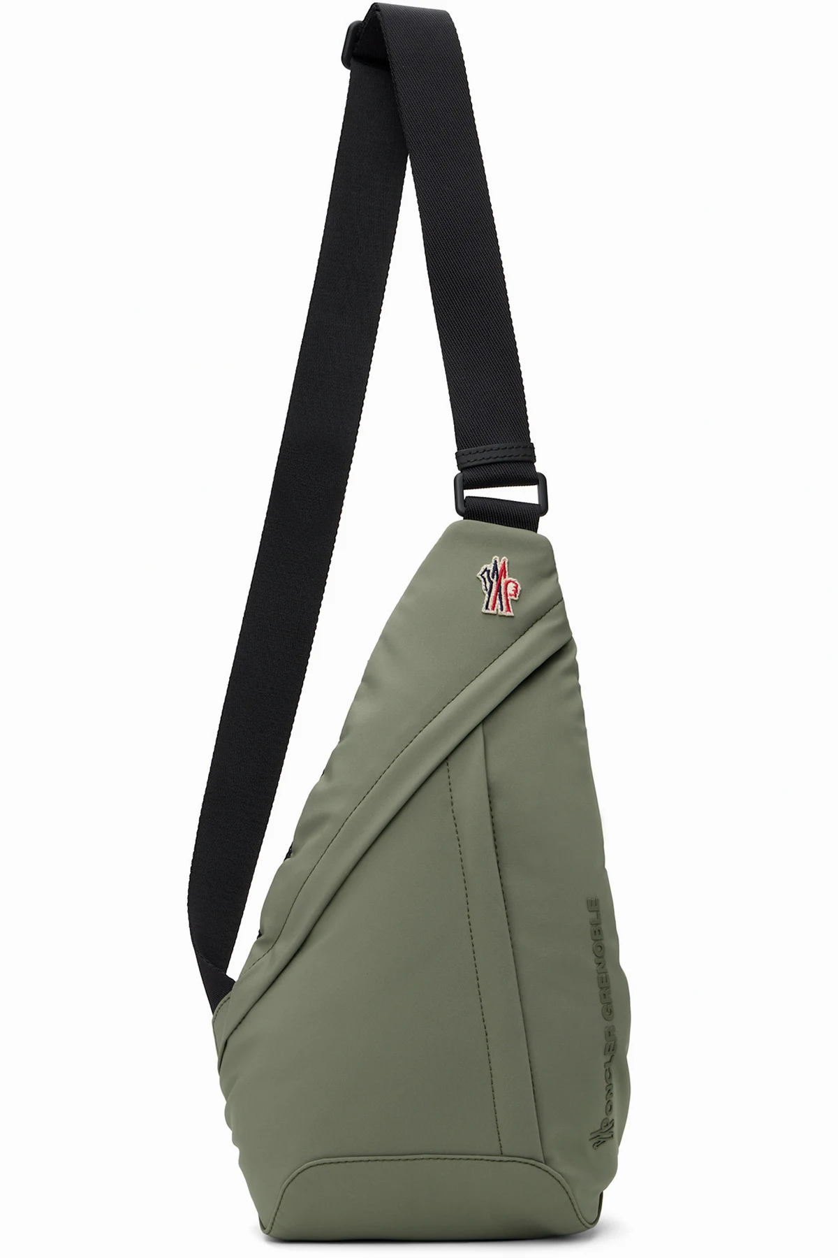 Khaki Water-Repellent Crossbody Backpack
