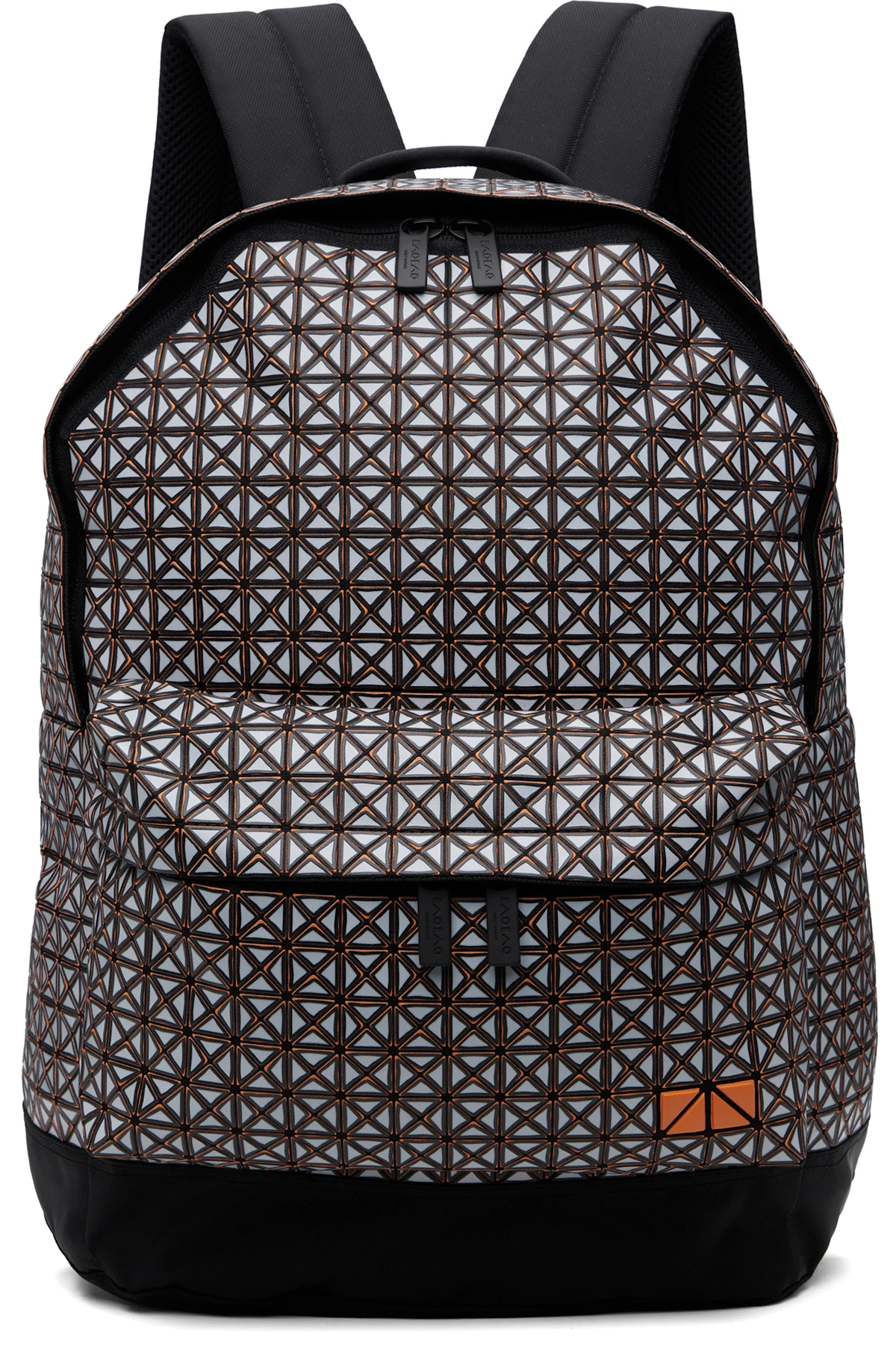 Gray & Orange Rough Backpack