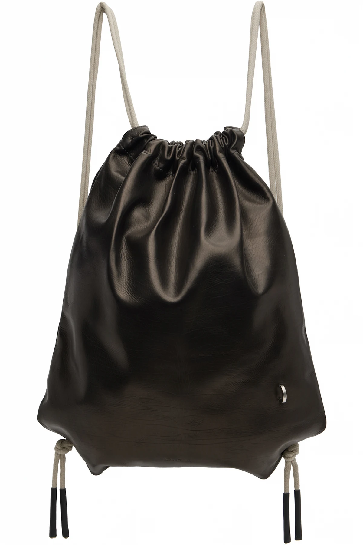 Black & Off-White Concordians Drawstring Backpack