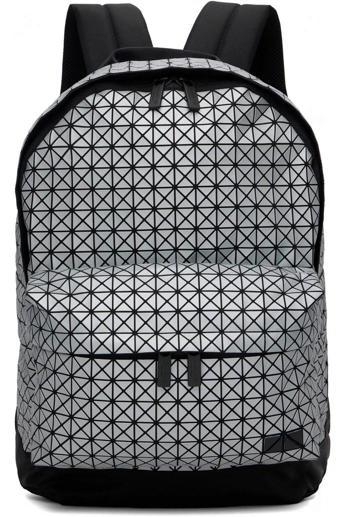 Gray Daypack Reflector Backpack