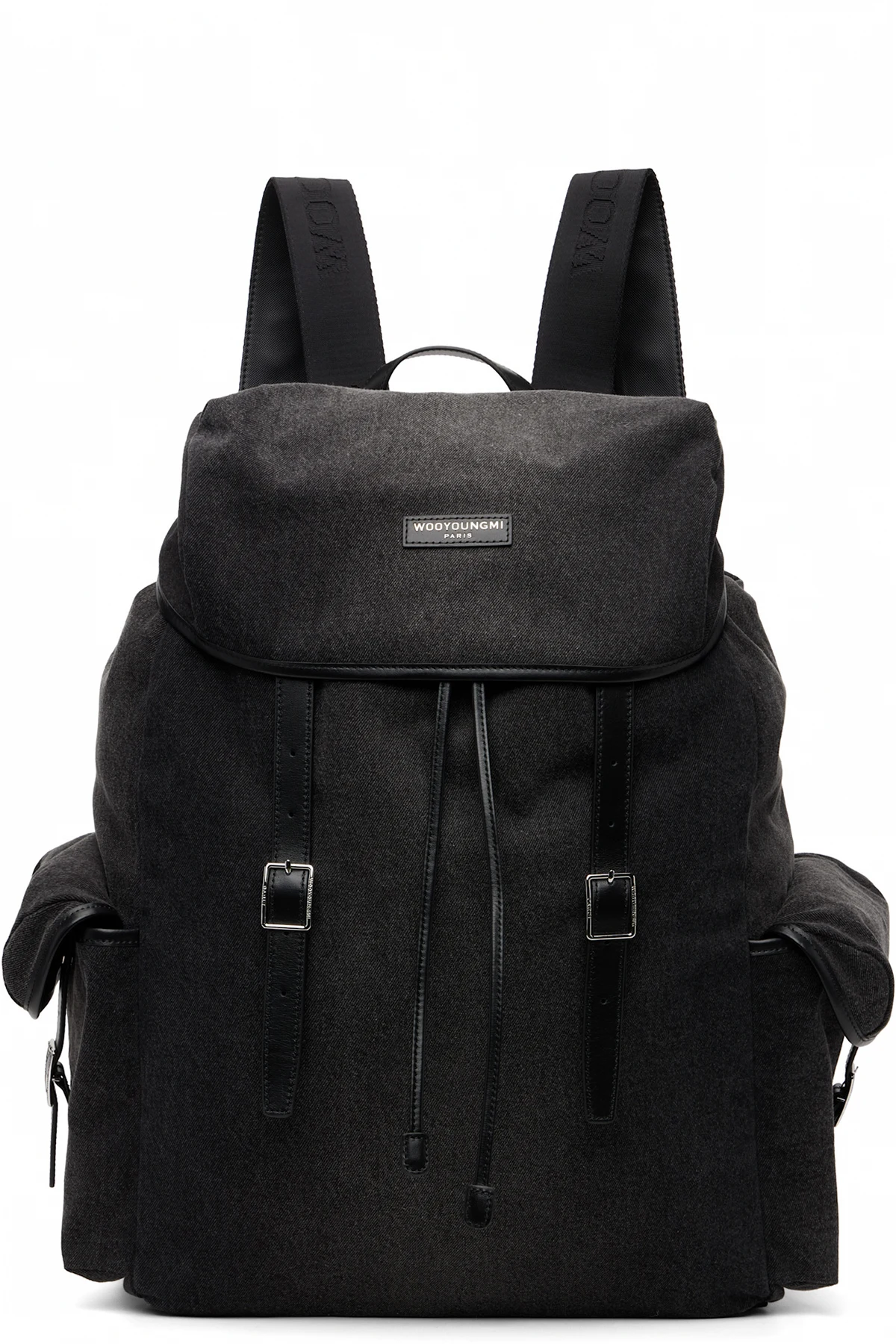 Black Denim Backpack