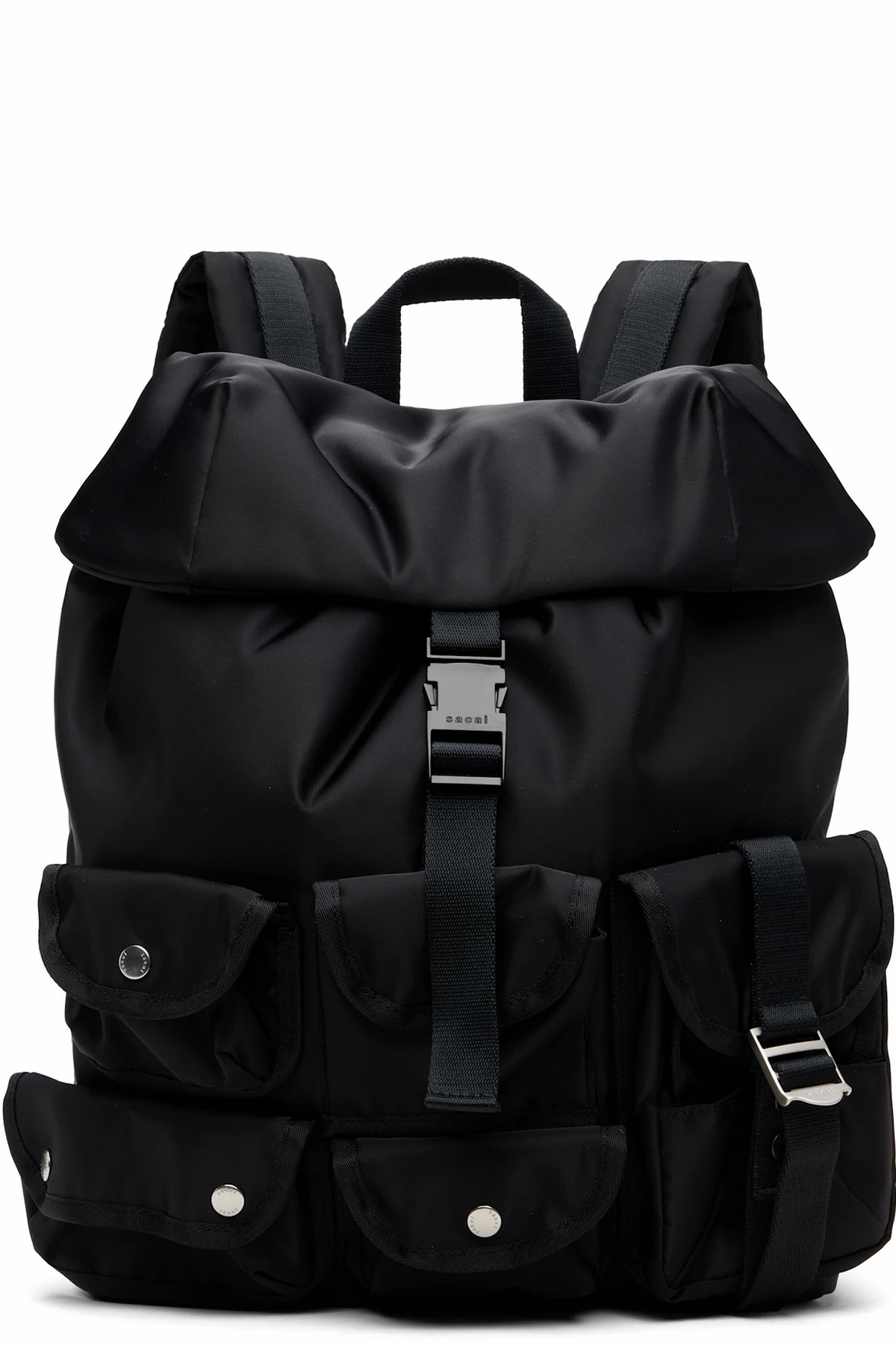 Black Nylon Backpack