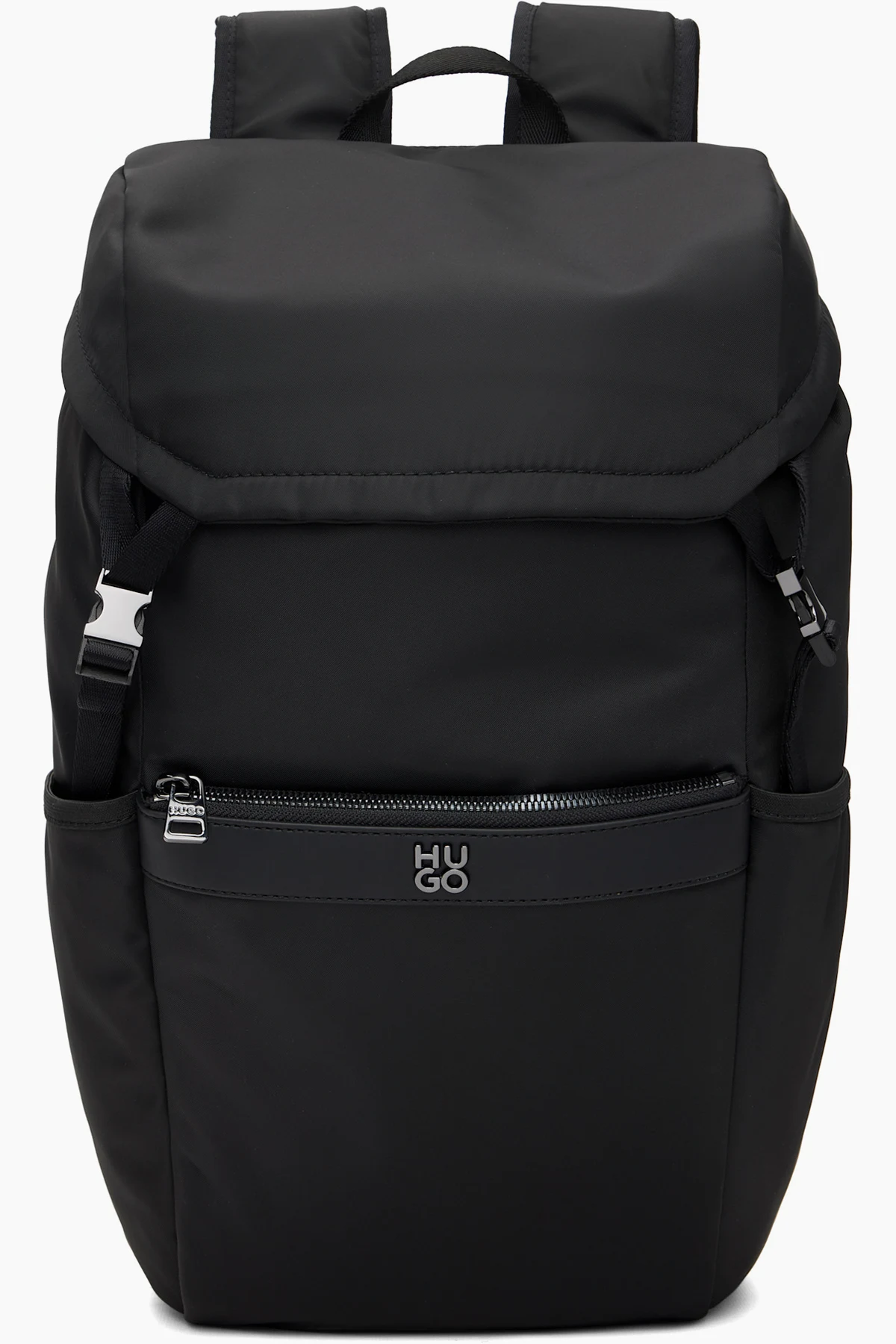 Black Twill Backpack