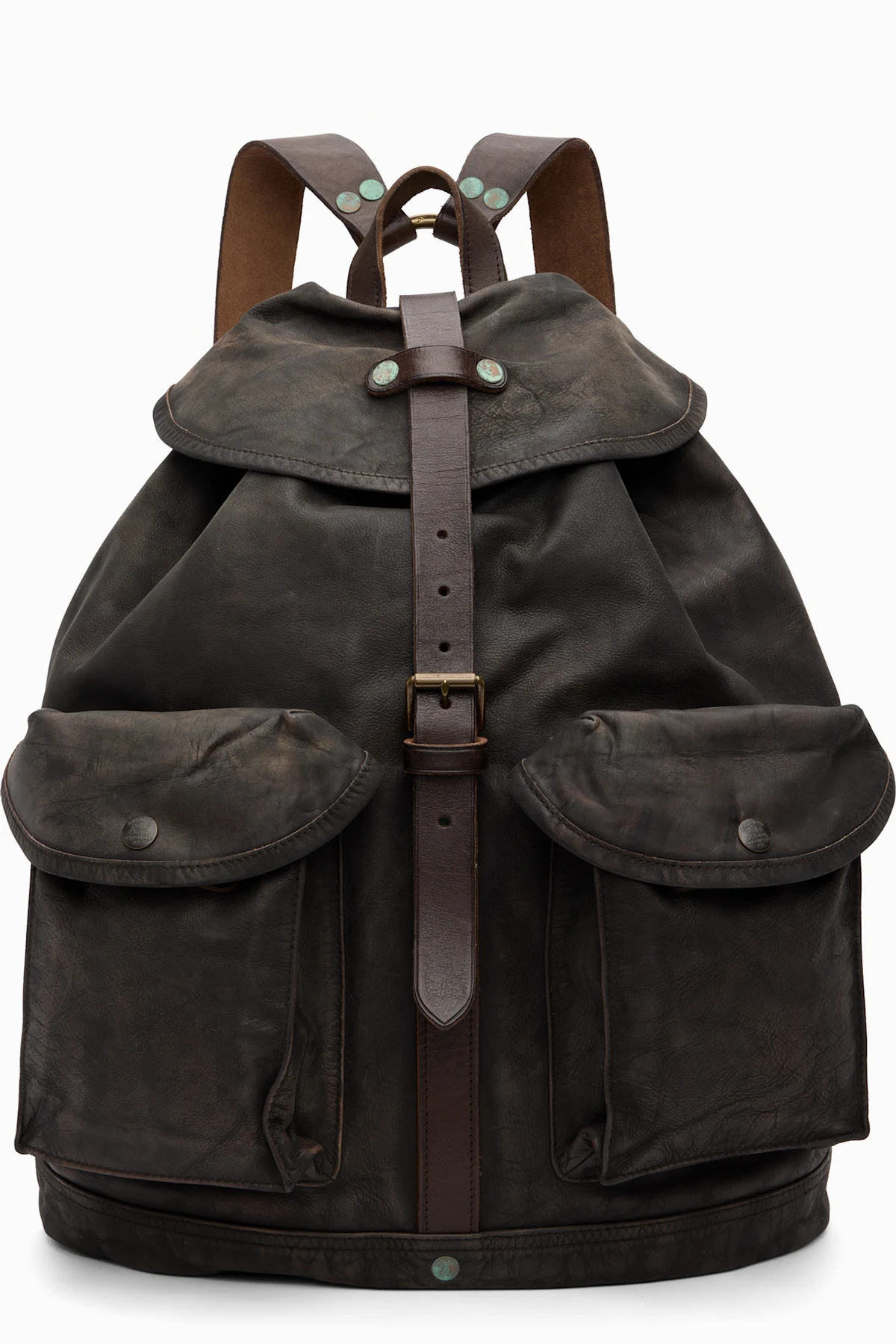 Brown Leather Rucksack