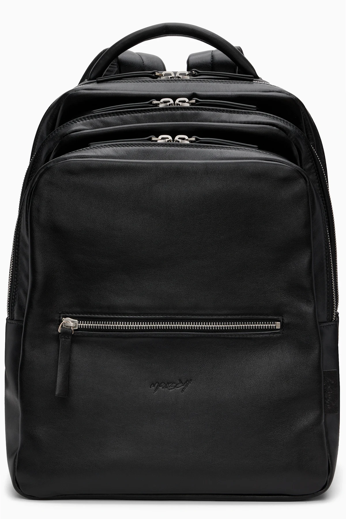 Black Triparto Backpack