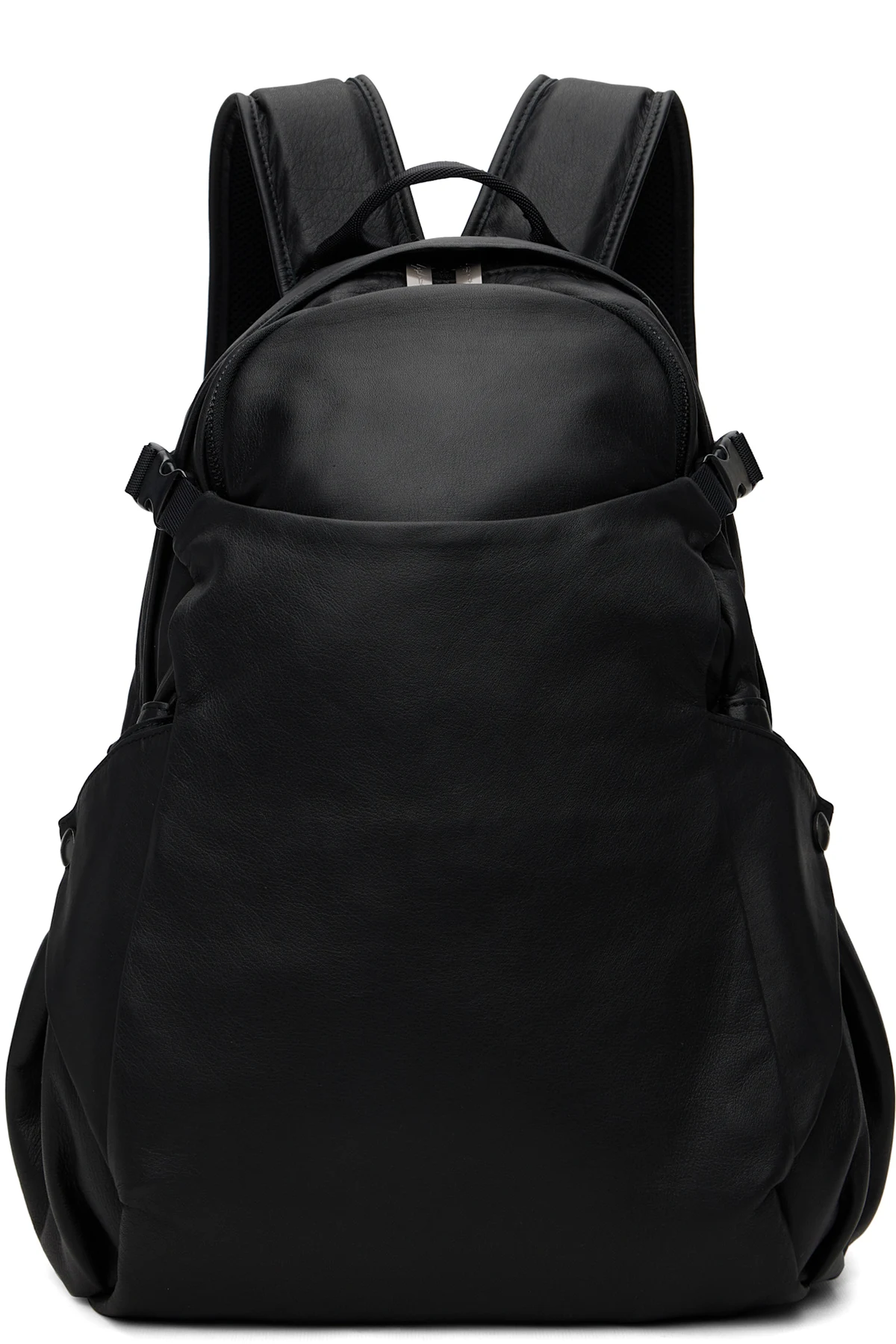 Black Leather Backpack