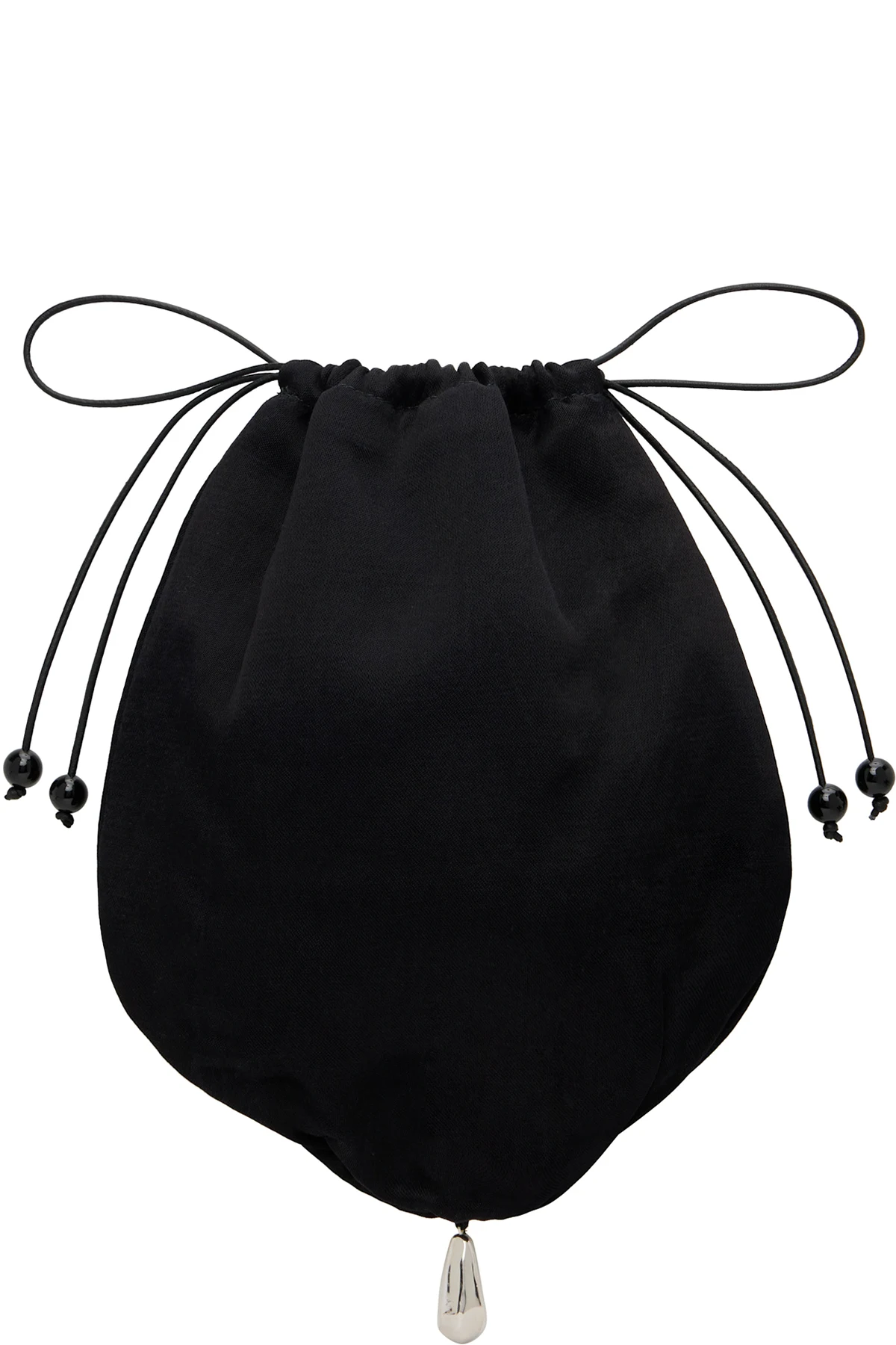 Black Teardrop Pouch
