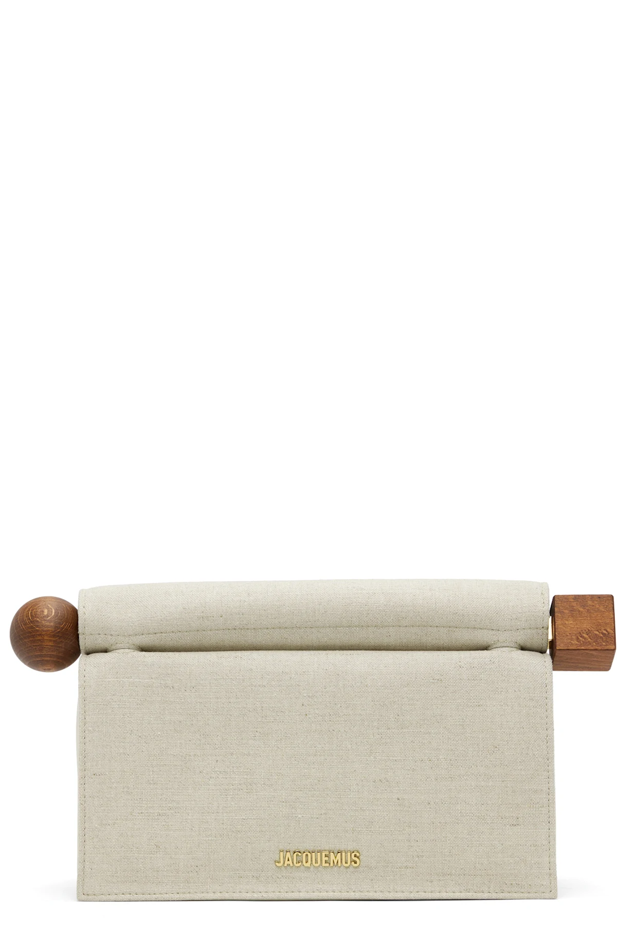 Beige 'The Rond Carré' Clutch