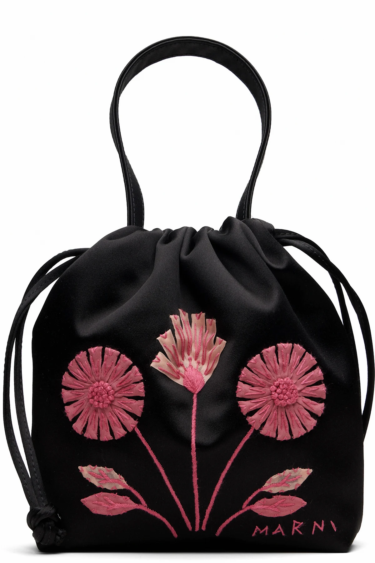 Black Scrunchie Small Drawstring Pouch