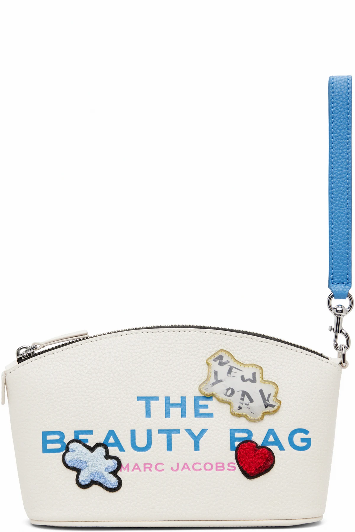 White 'The Sticker Patch Beauty' Pouch