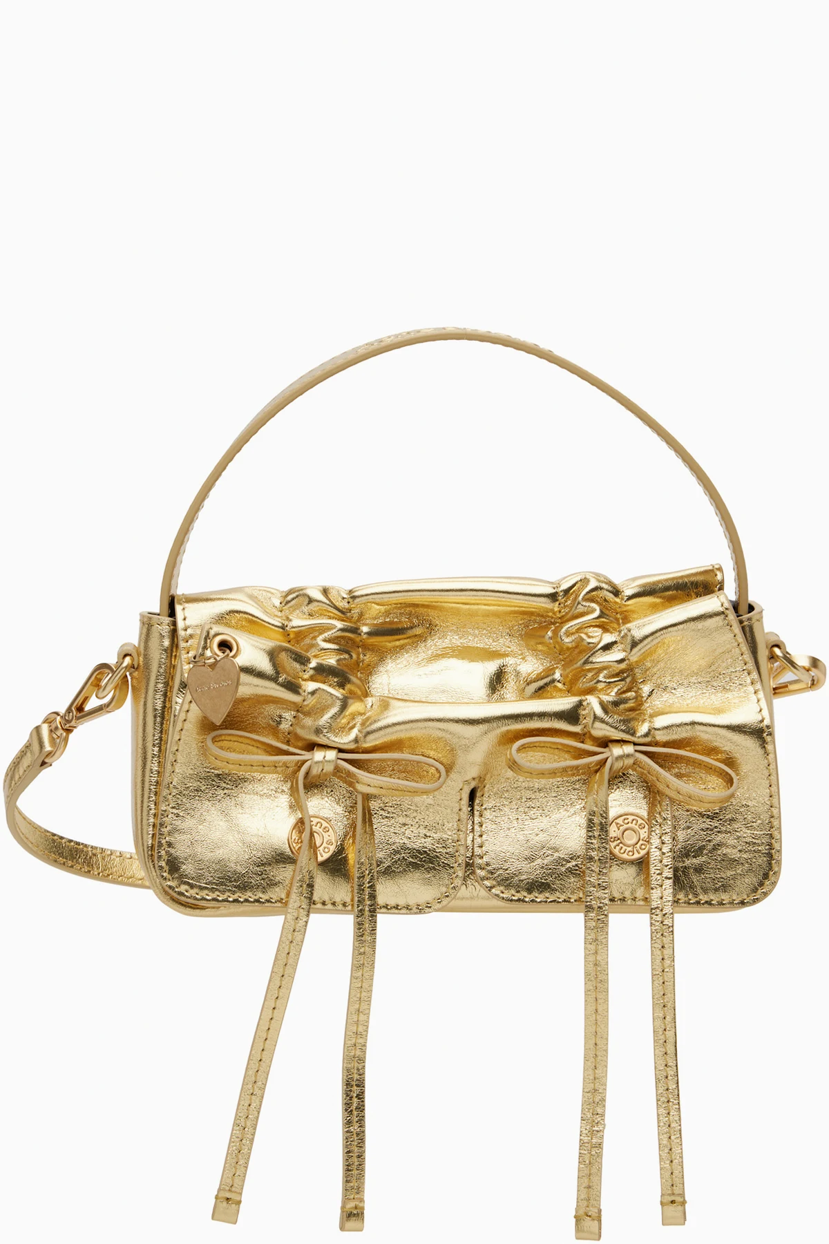 Gold Multipocket Micro Bag
