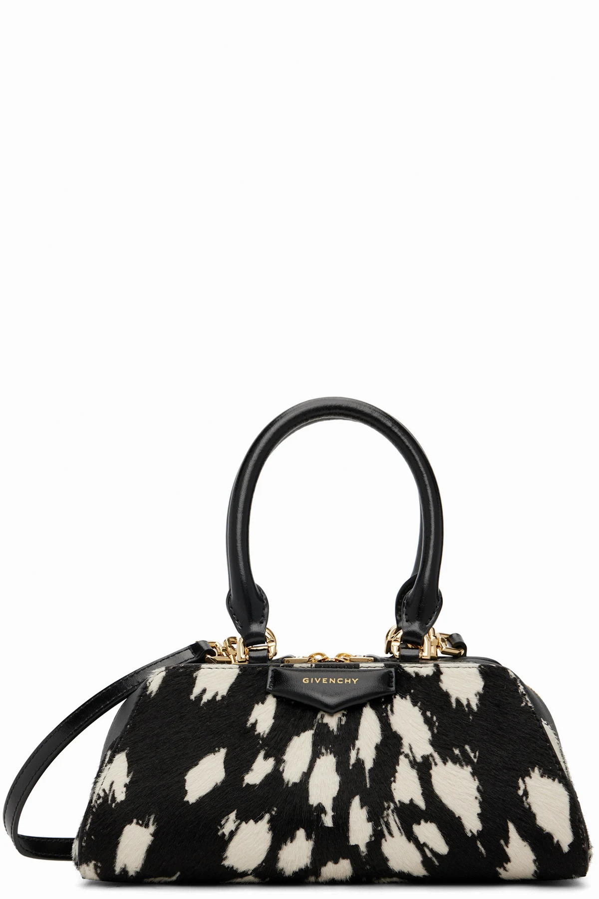 Black & White Mini Antigona East-West Bag
