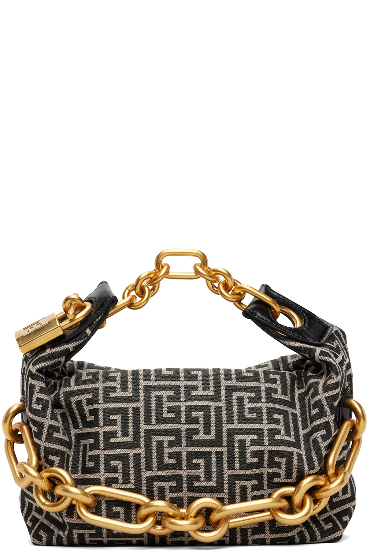 Black & Off-White Mini Sync Bag