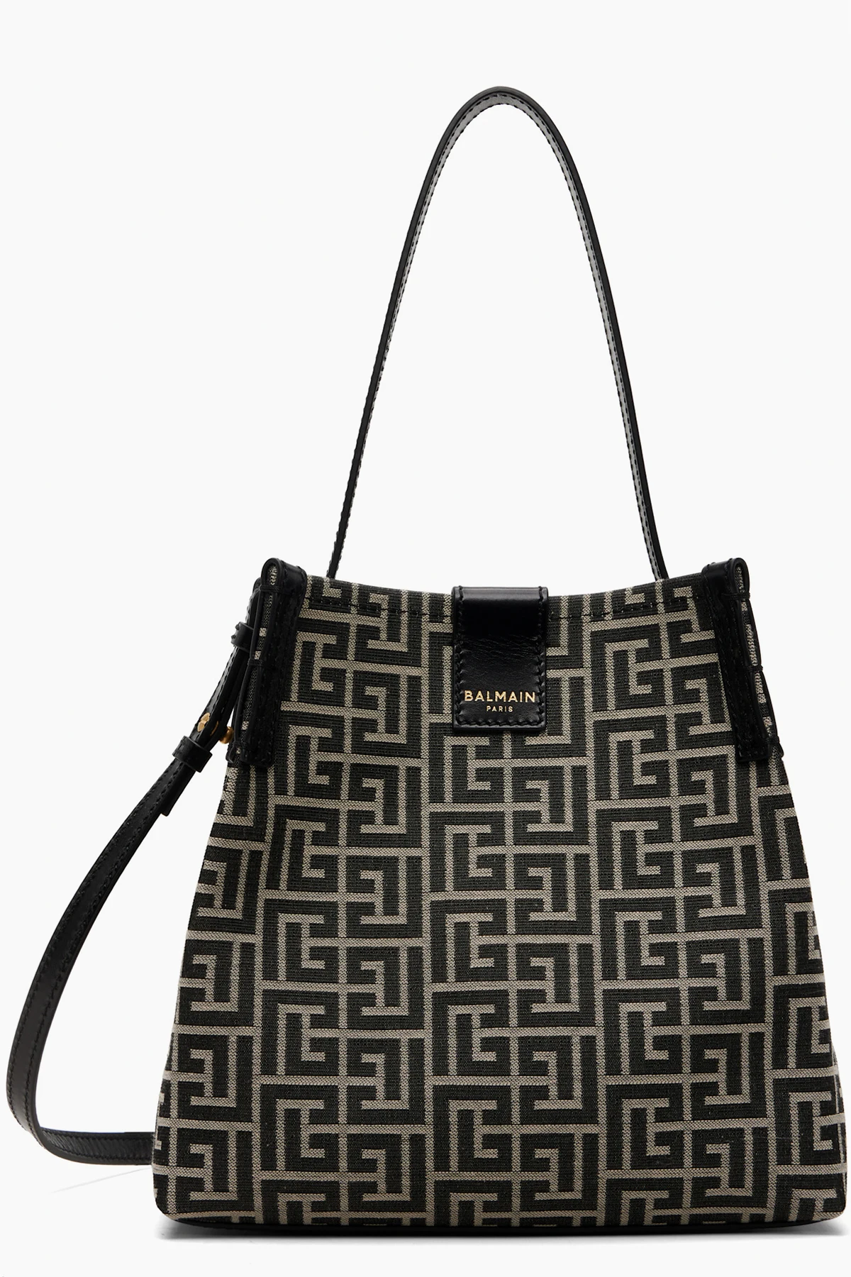 Black & Off-White Release Bucket Bag