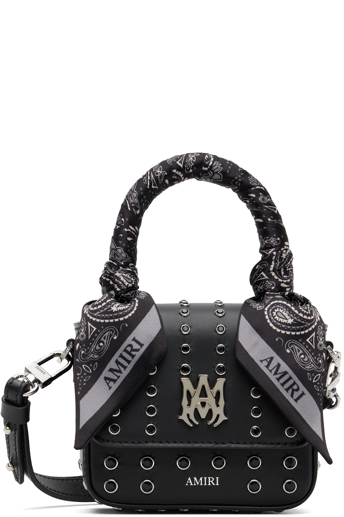 Black Nano MA Stud Bag