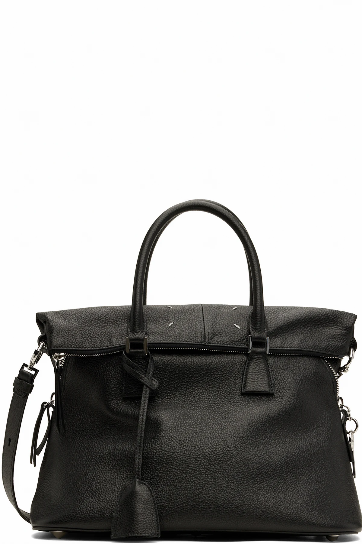 Black 5AC Soft Medium Crossbody Bag