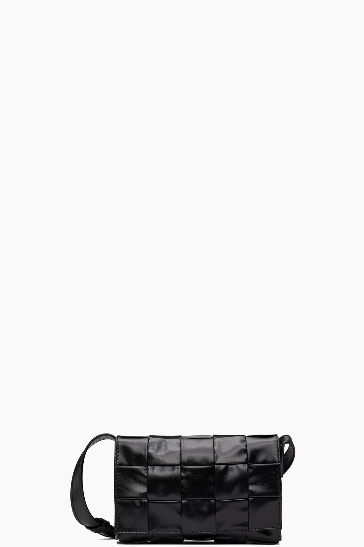 Black Small Cassette Messenger Bag