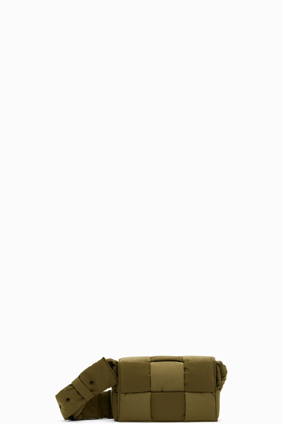 Khaki Small Tech Cassette Messenger Bag