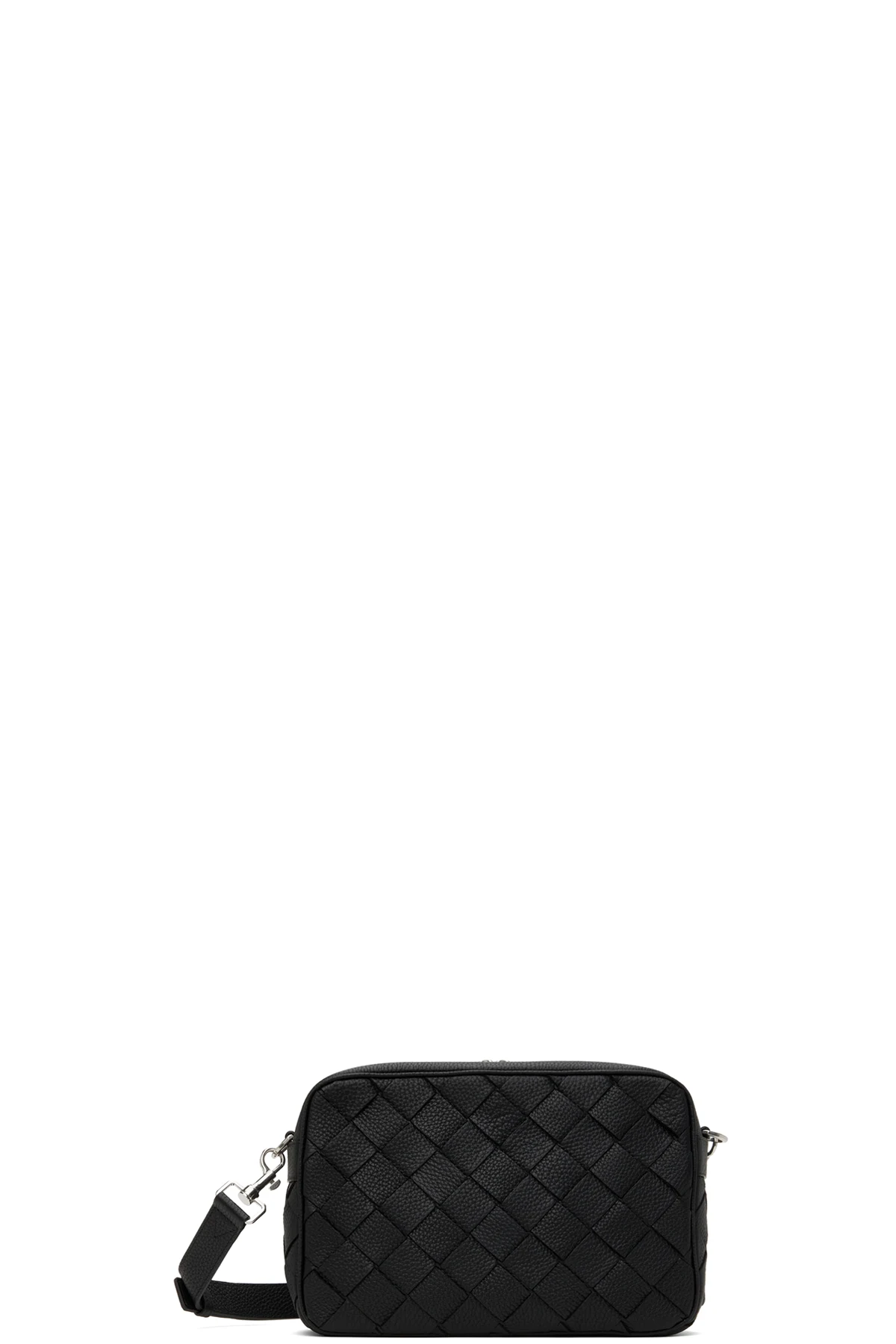 Black Medium Intrecciato Camera Bag