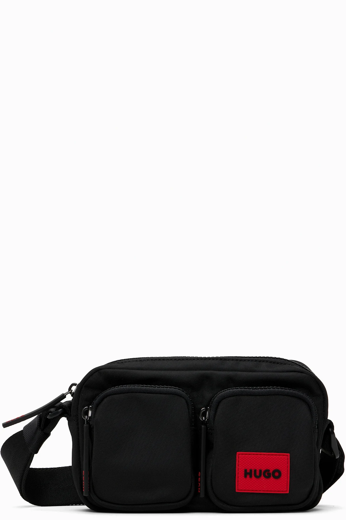 Black Logo Patch Bag