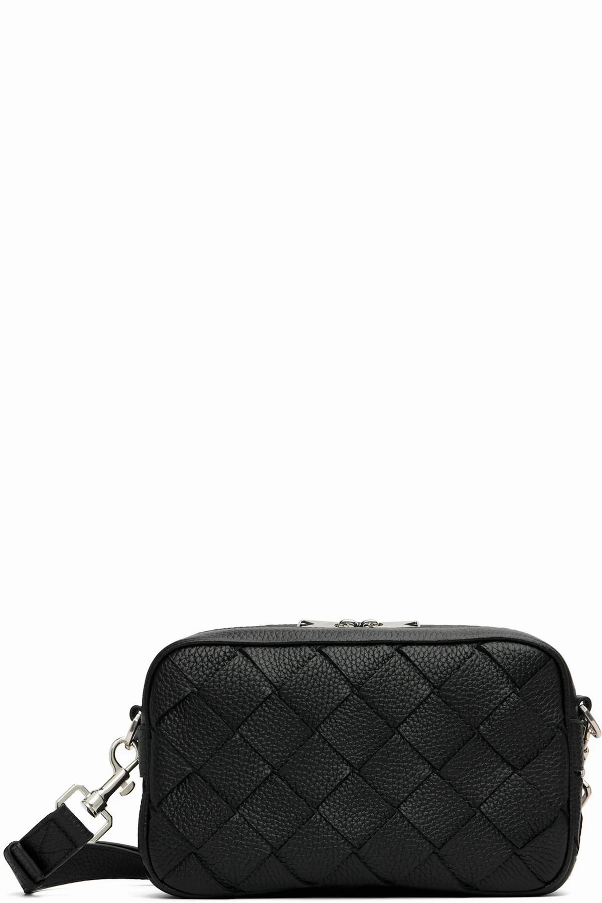 Black Small Intrecciato Camera Bag