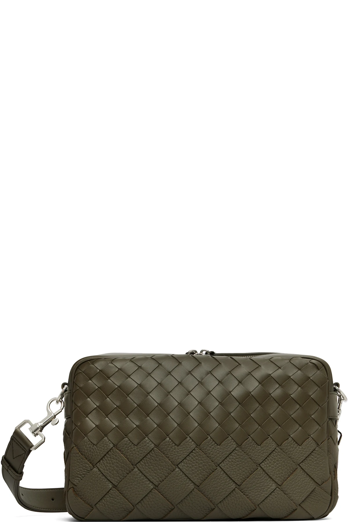 Green Intrecciato Camera Bag