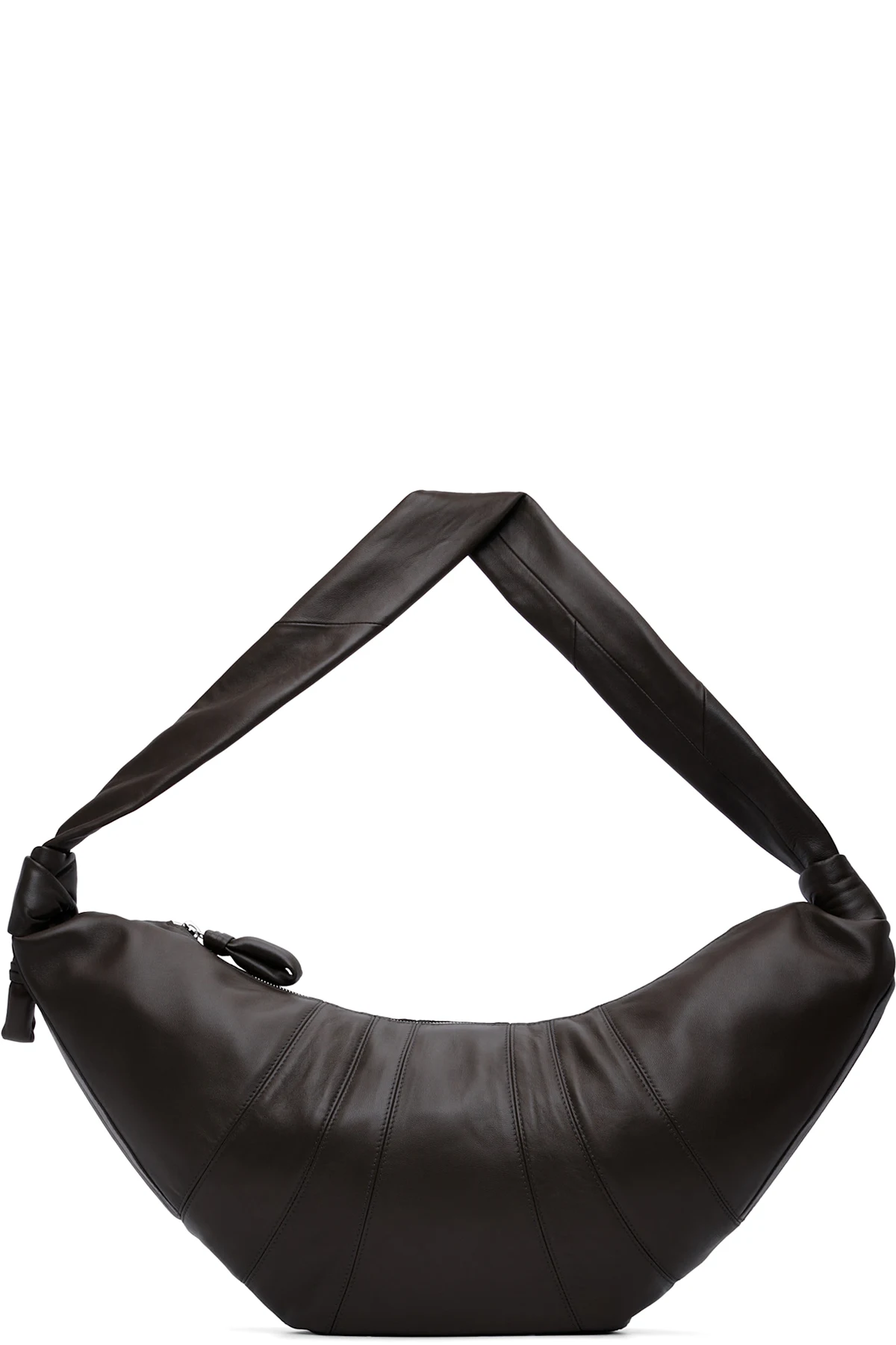 Brown Large Croissant Bag