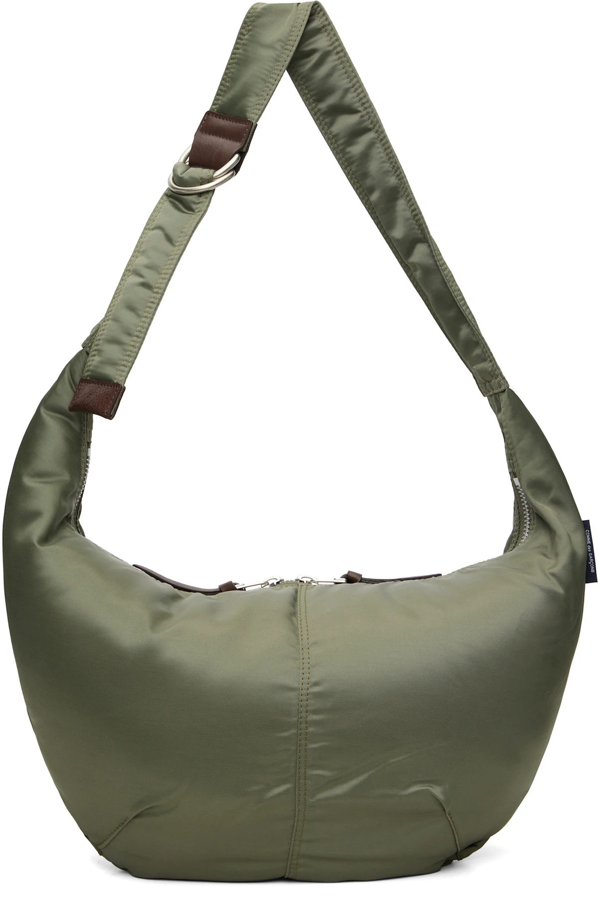 Khaki Cotton Nylon Double Tweel Bag