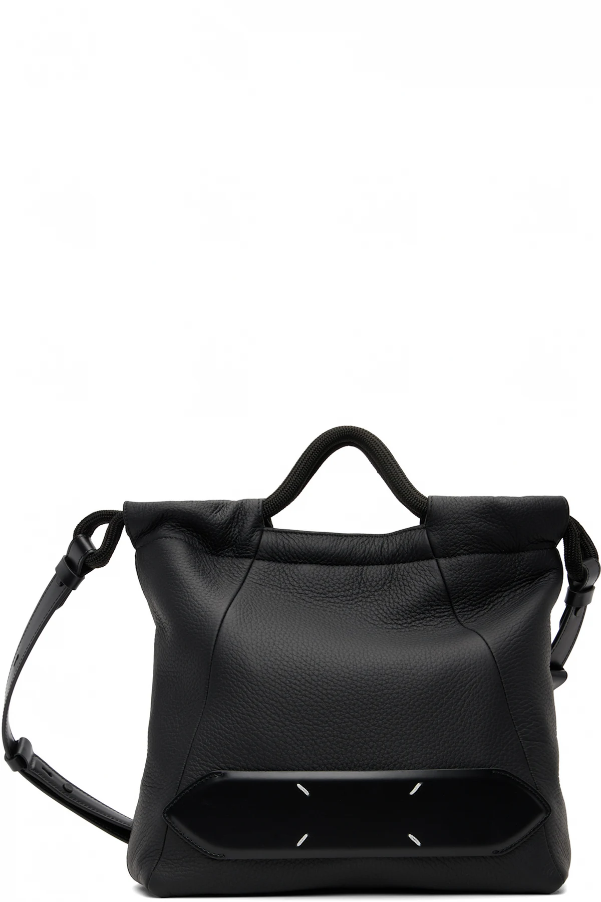 Black Soft 5AC Drawstring Small Bag