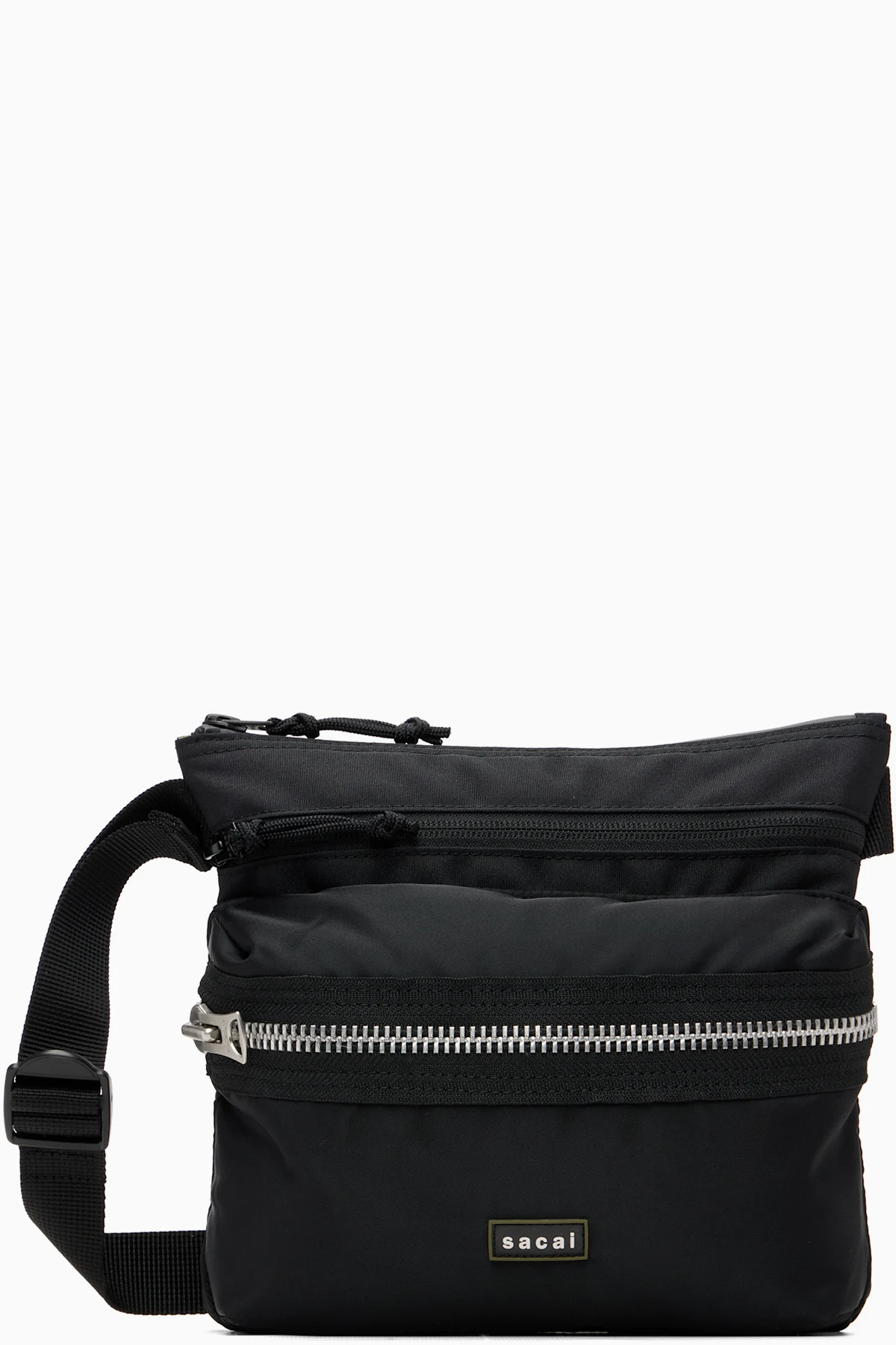 Black Pocket Sacoche Bag