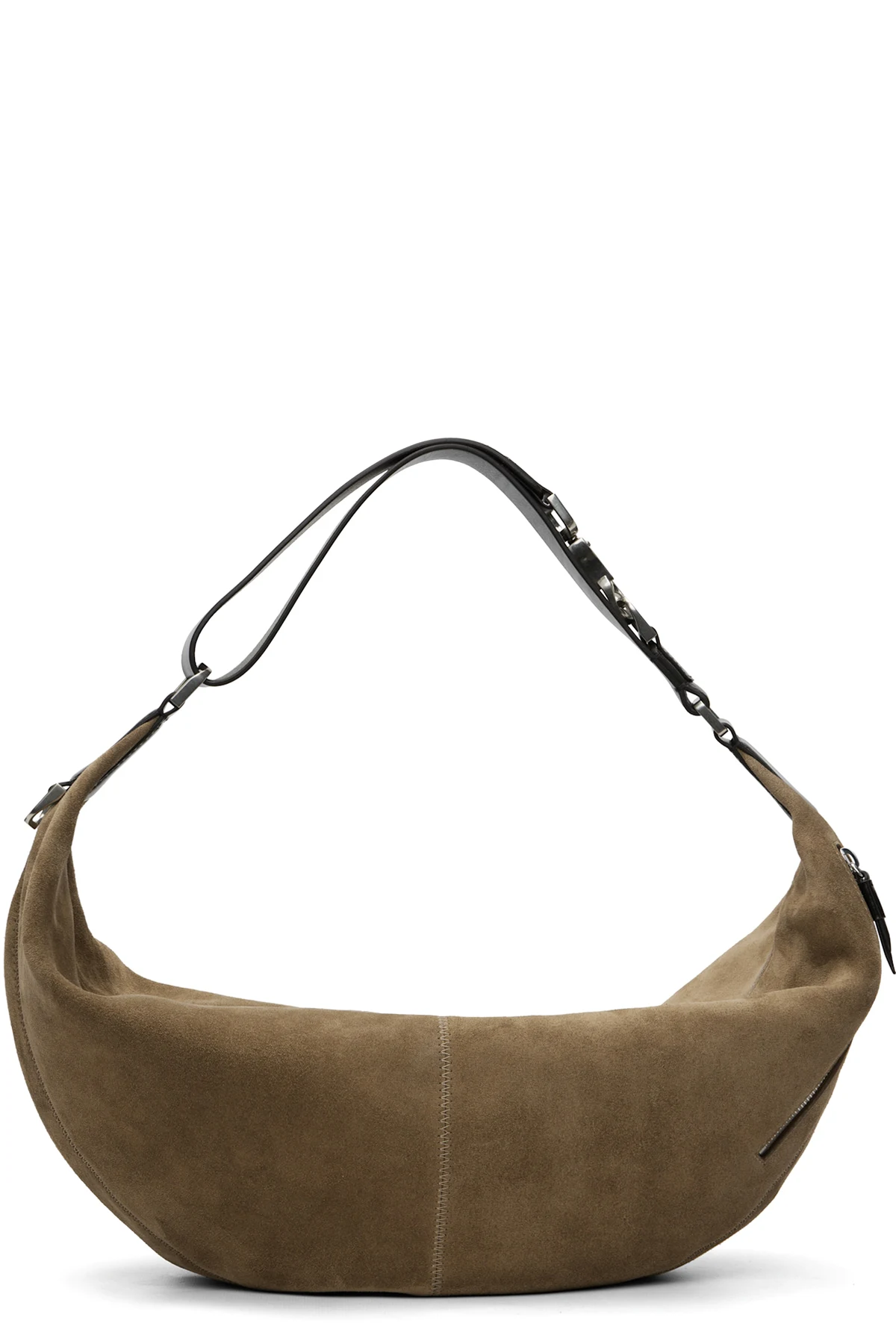 Taupe Quiver Clip Bag