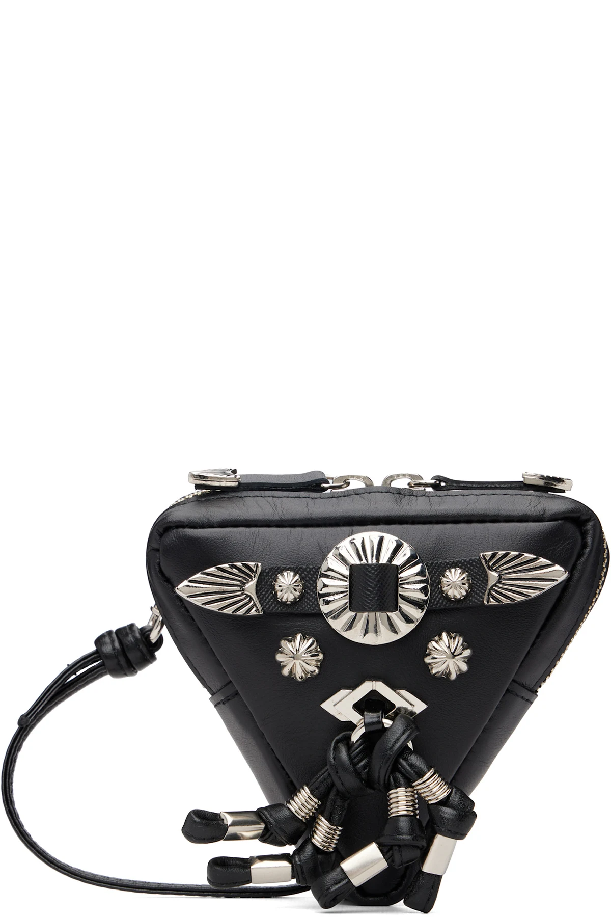 Black Triangle Shoulder Bag
