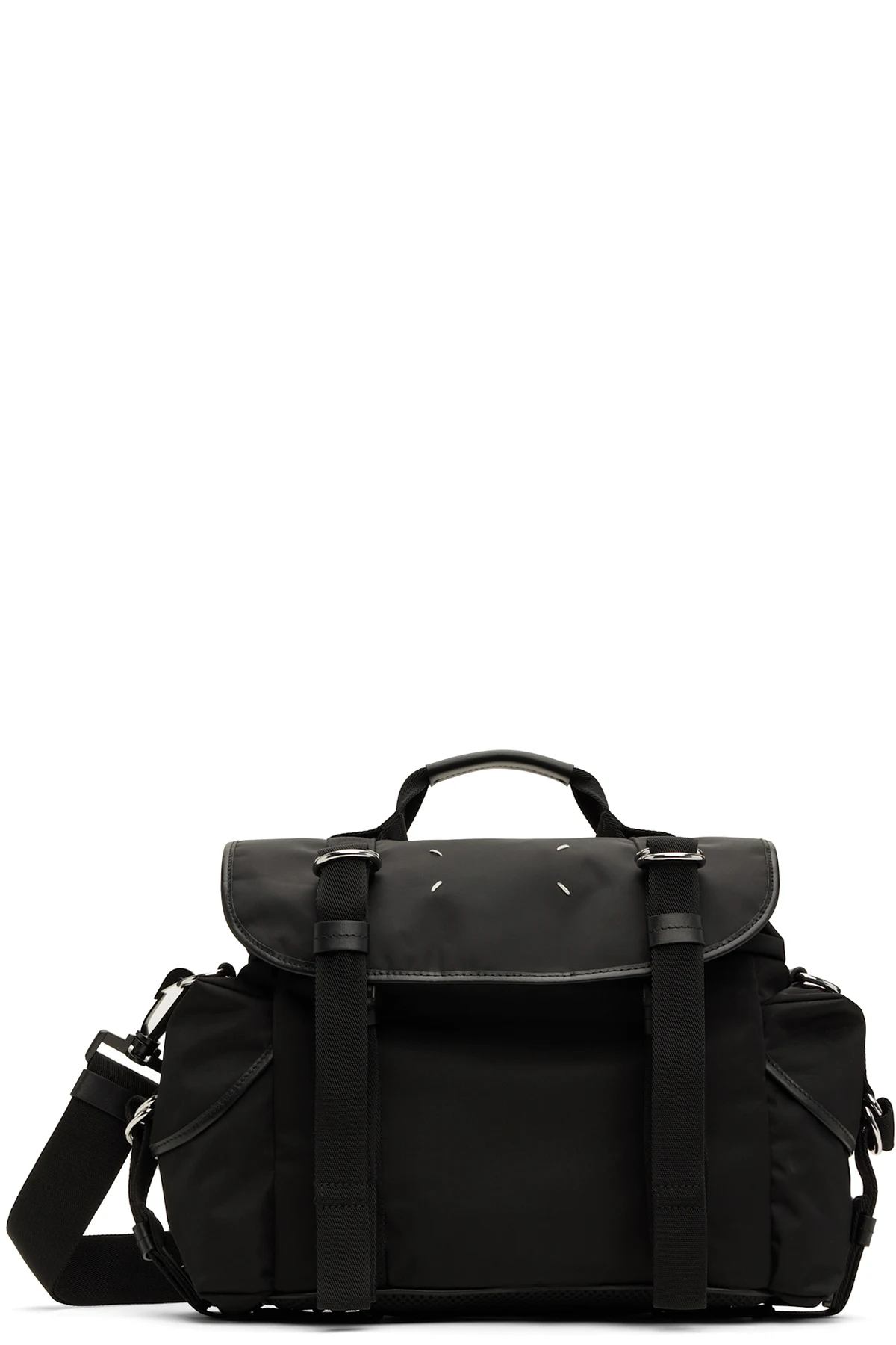 Black High Tech Small Messenger Bag