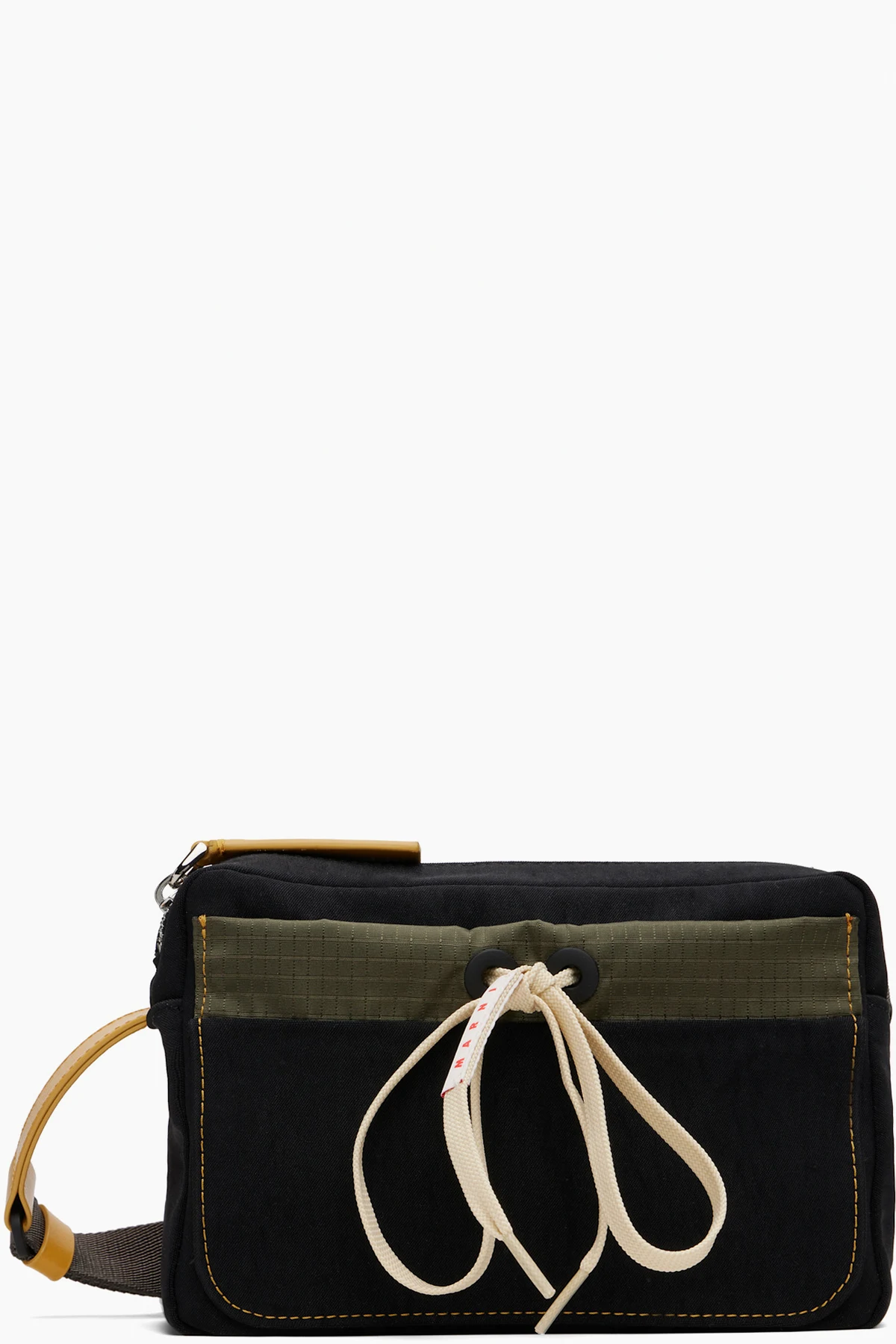 Black Technical Fabric Camera Bag