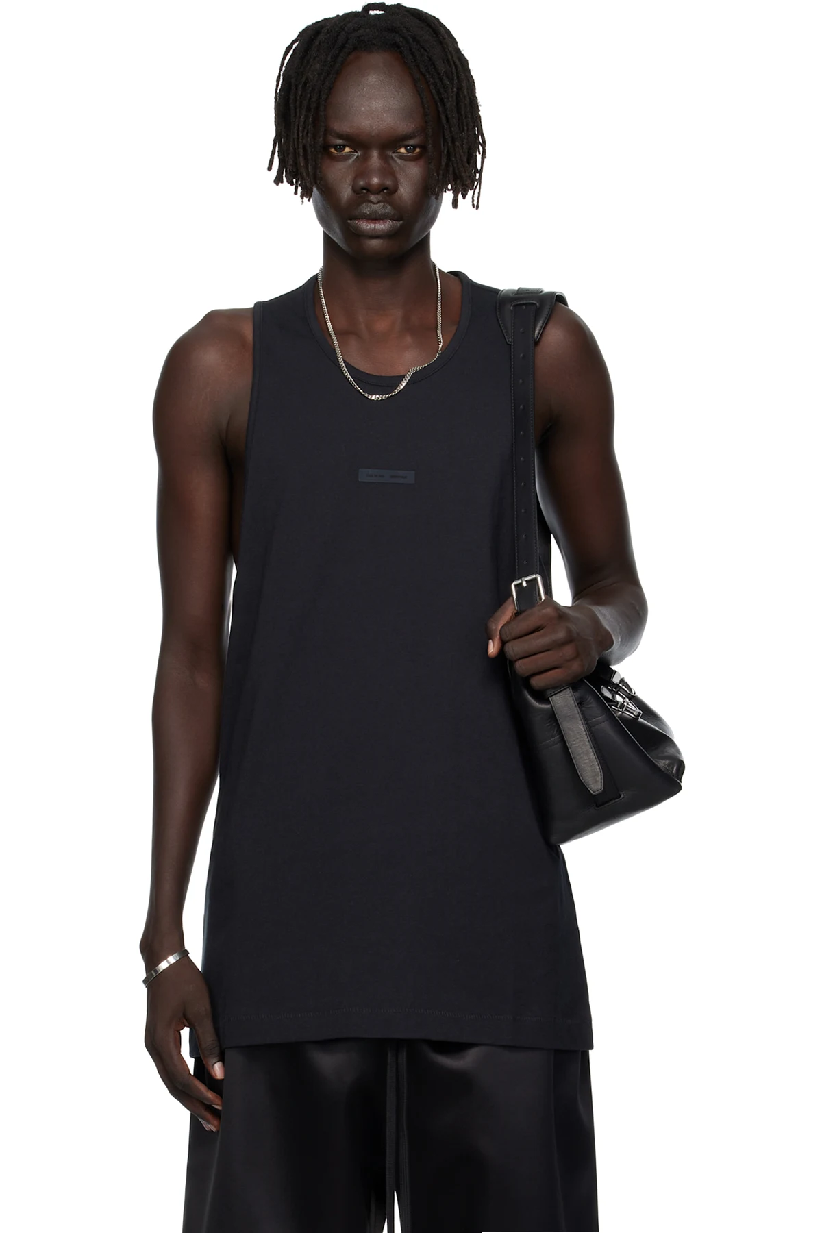 Black Vintage Fit Tank Top