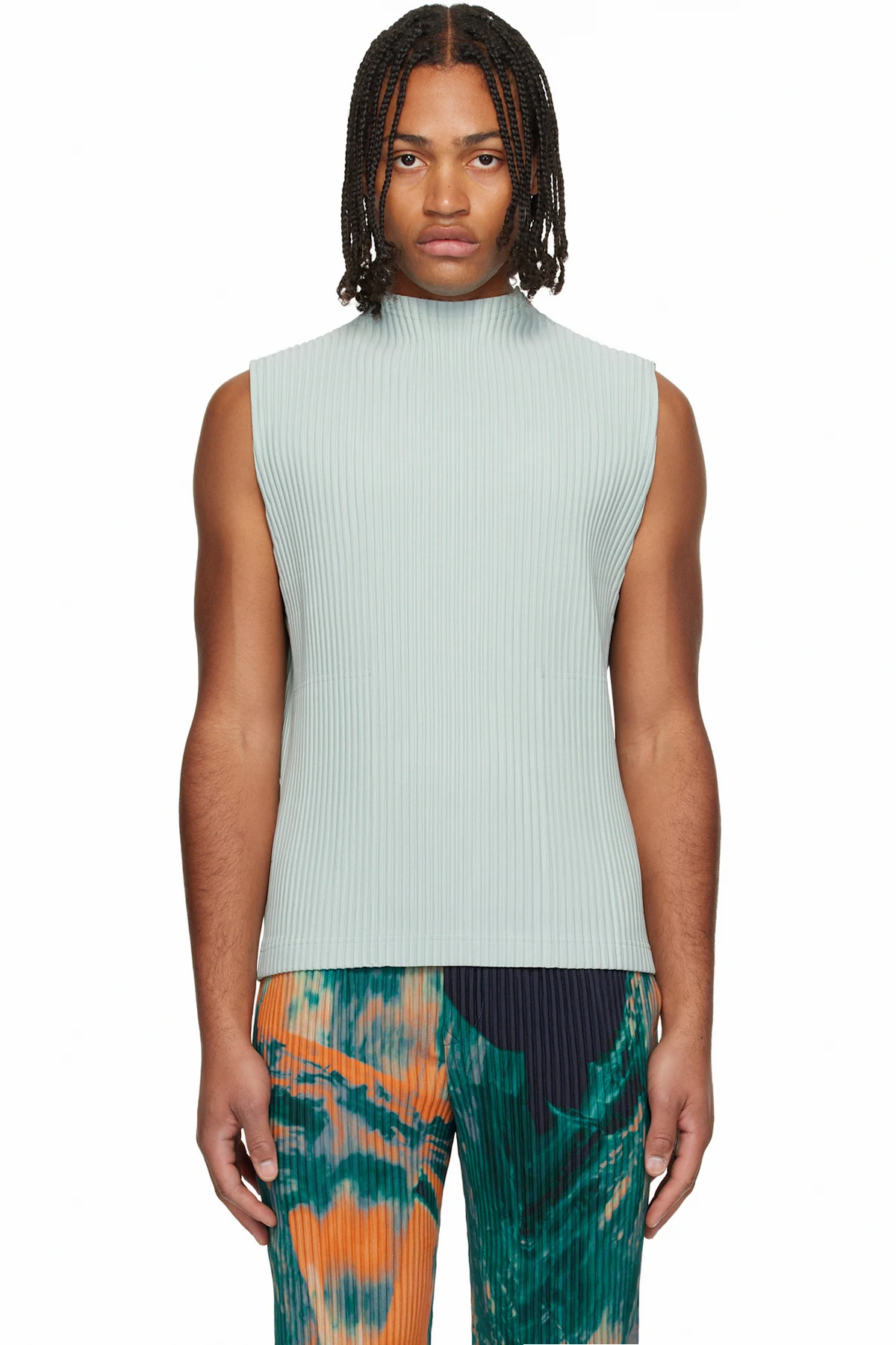 Blue Monthly Color July Tank Top