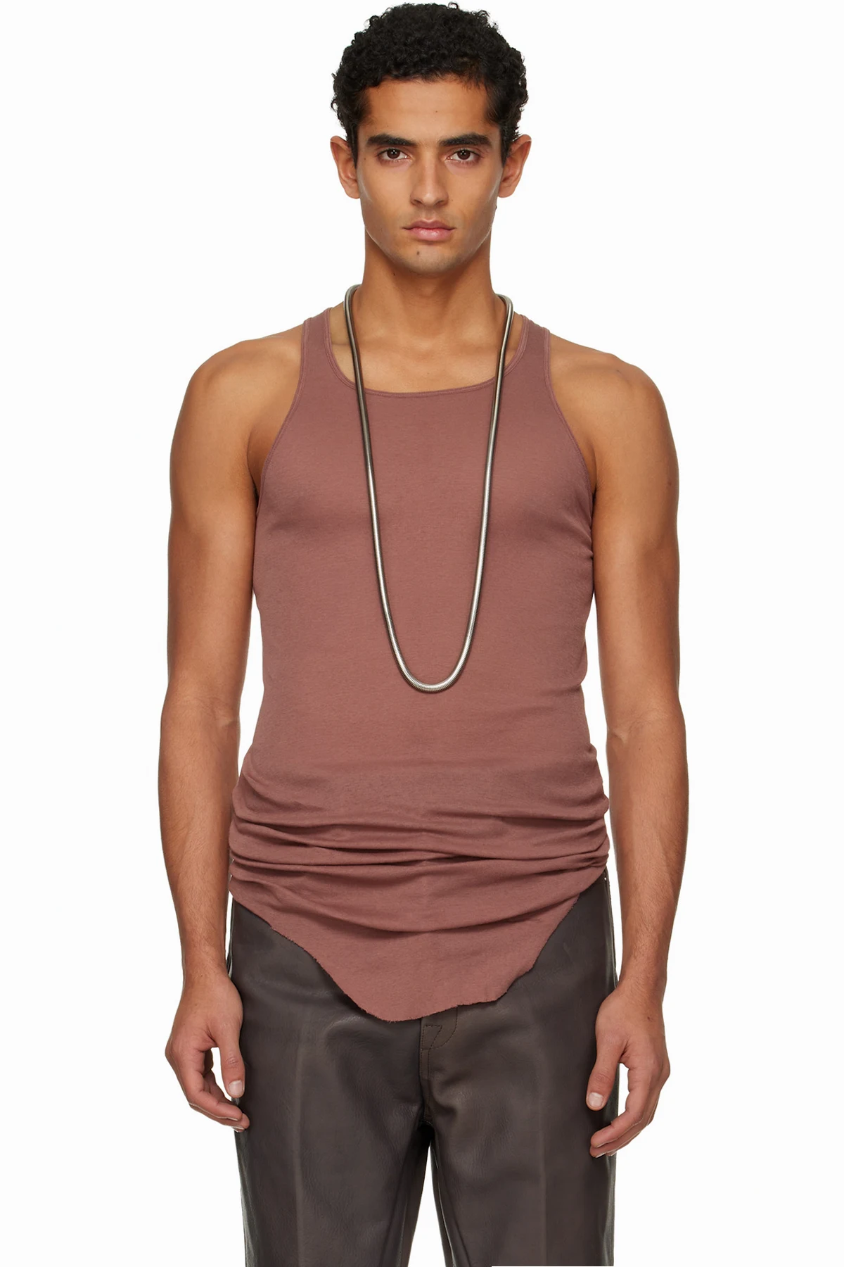 Pink Concordians Basic Rib Tank Top