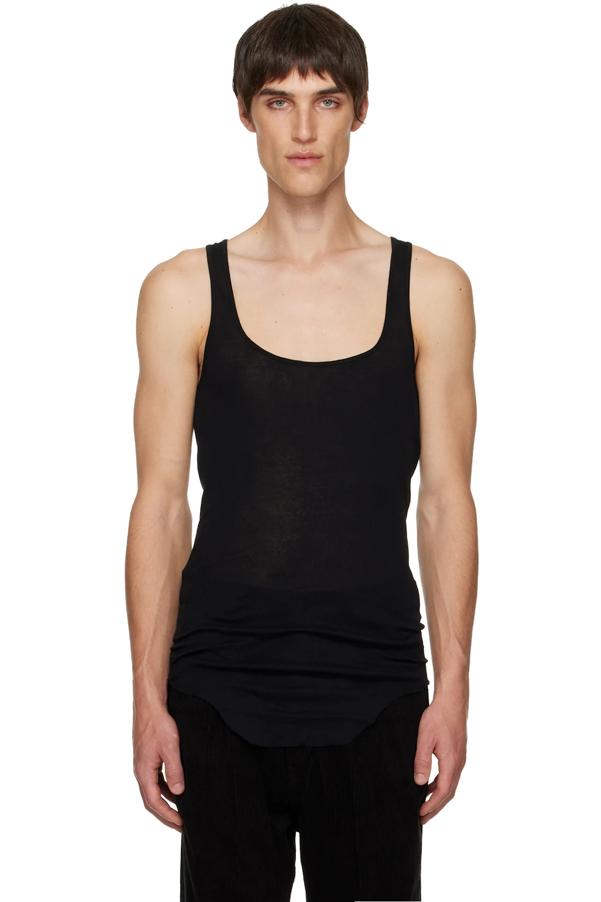 Black Concordians Pony Slim Tank Top