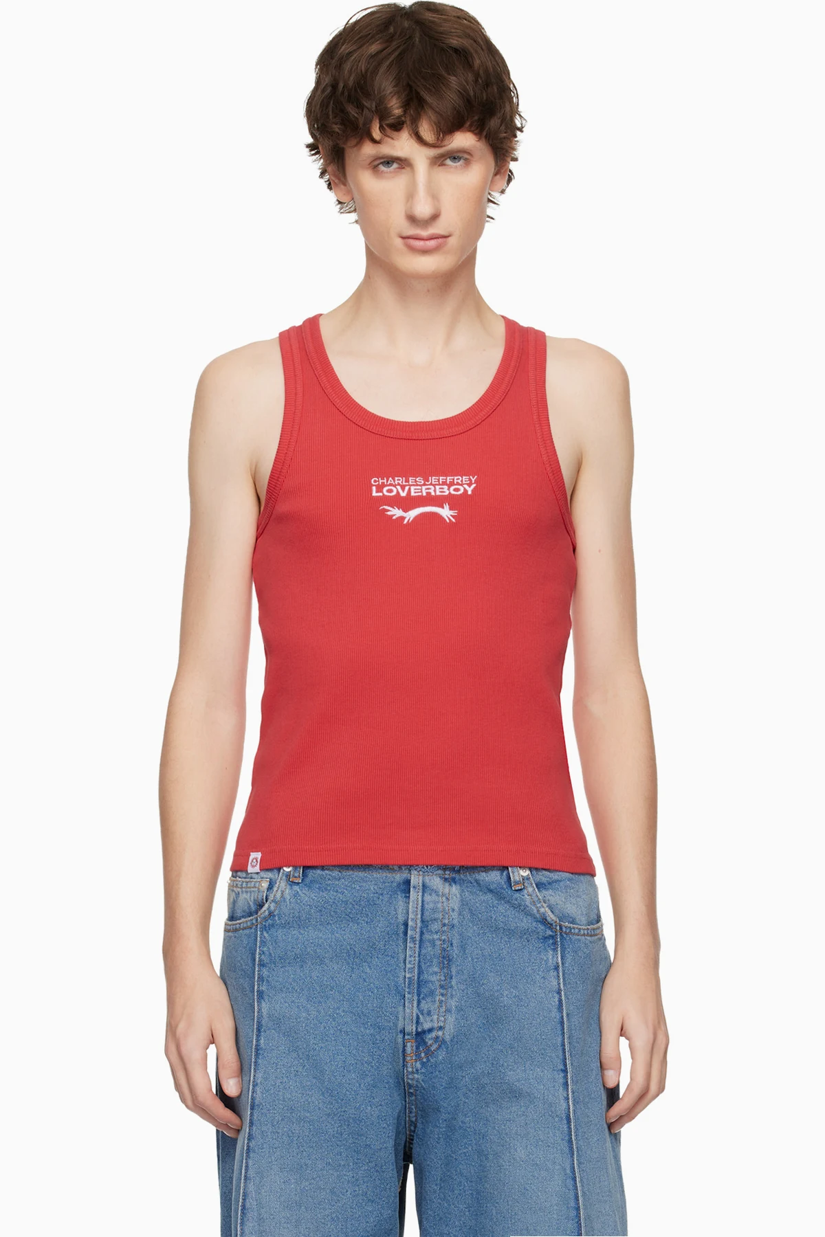 Red Logo Tank Top