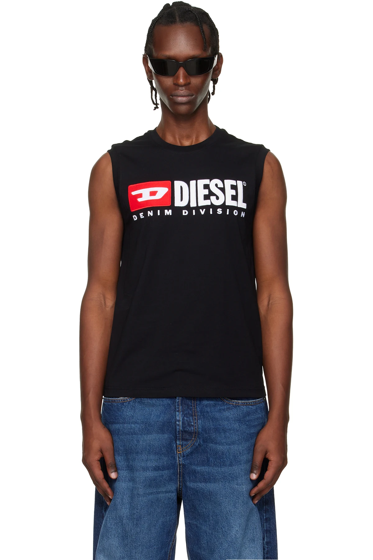 Black T-Isco-Div Tank Top