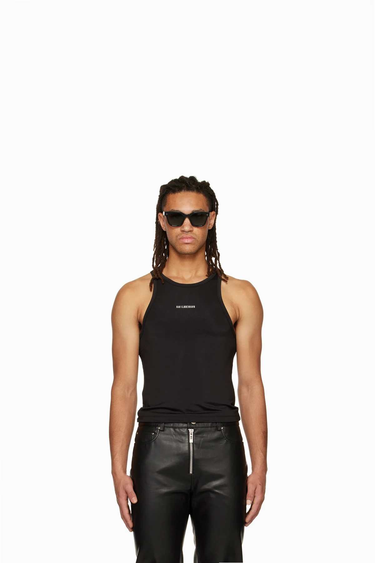 Black Racer Tank Top