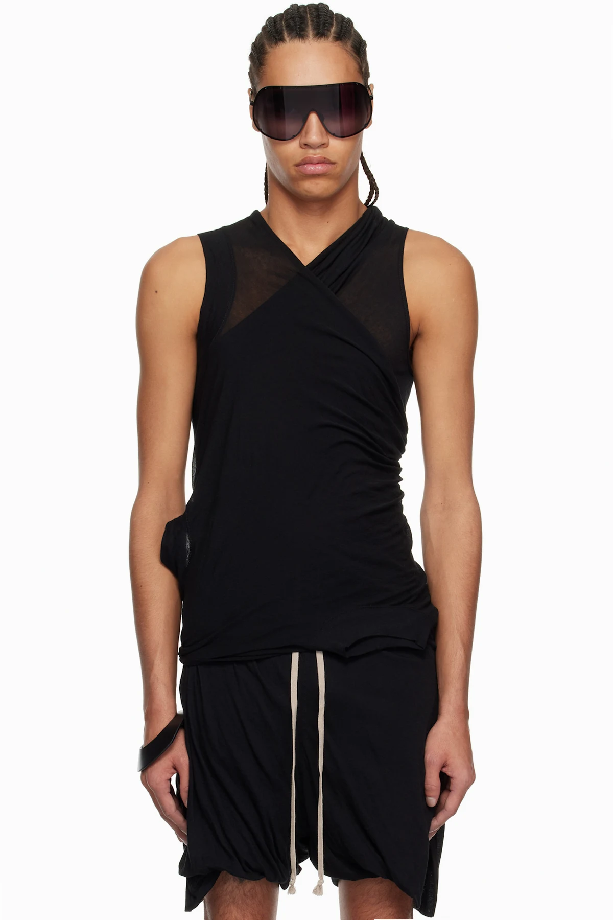 Black Hollywood Banana Tank Top