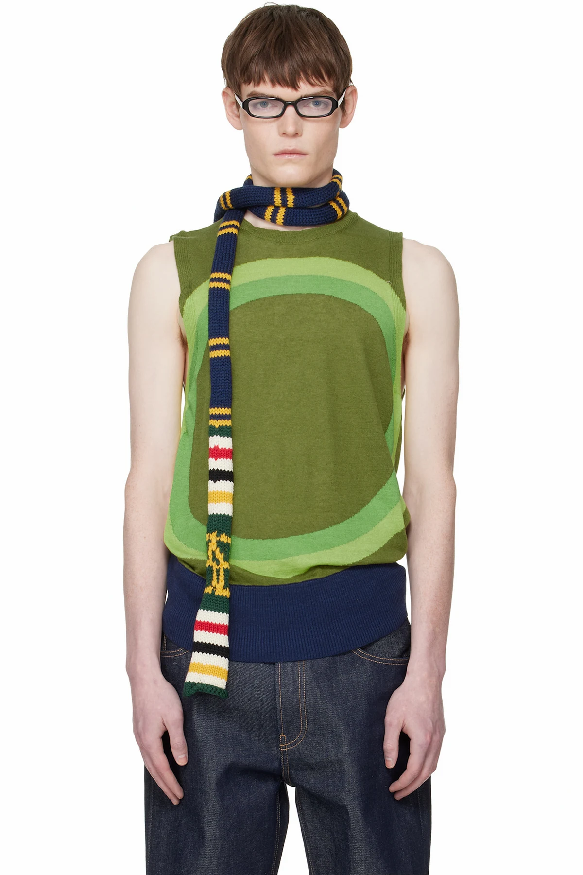 Green Vortex Tank Top