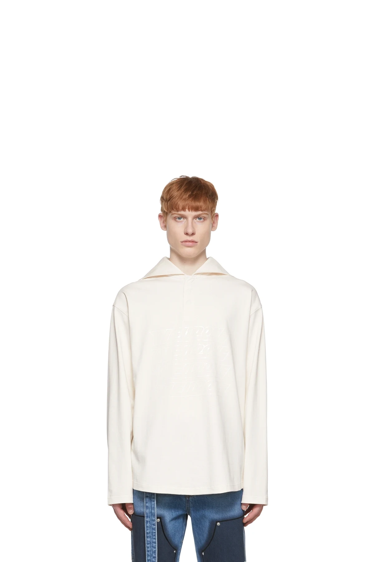 Off-White Cotton Henley