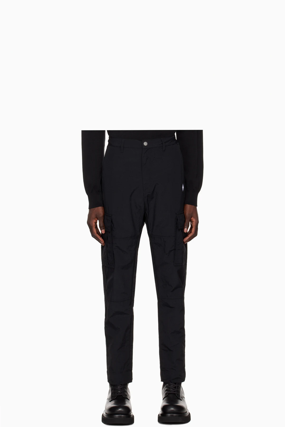 Black Cross Cargo Pants