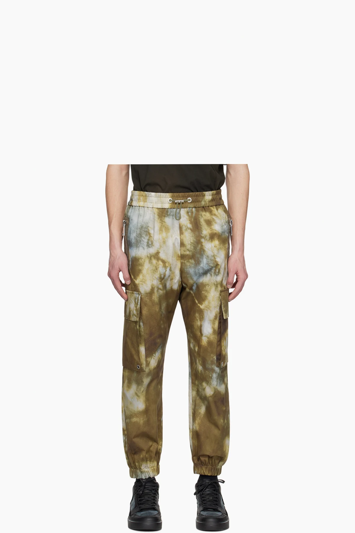 Khaki Desert Print Cargo Pants