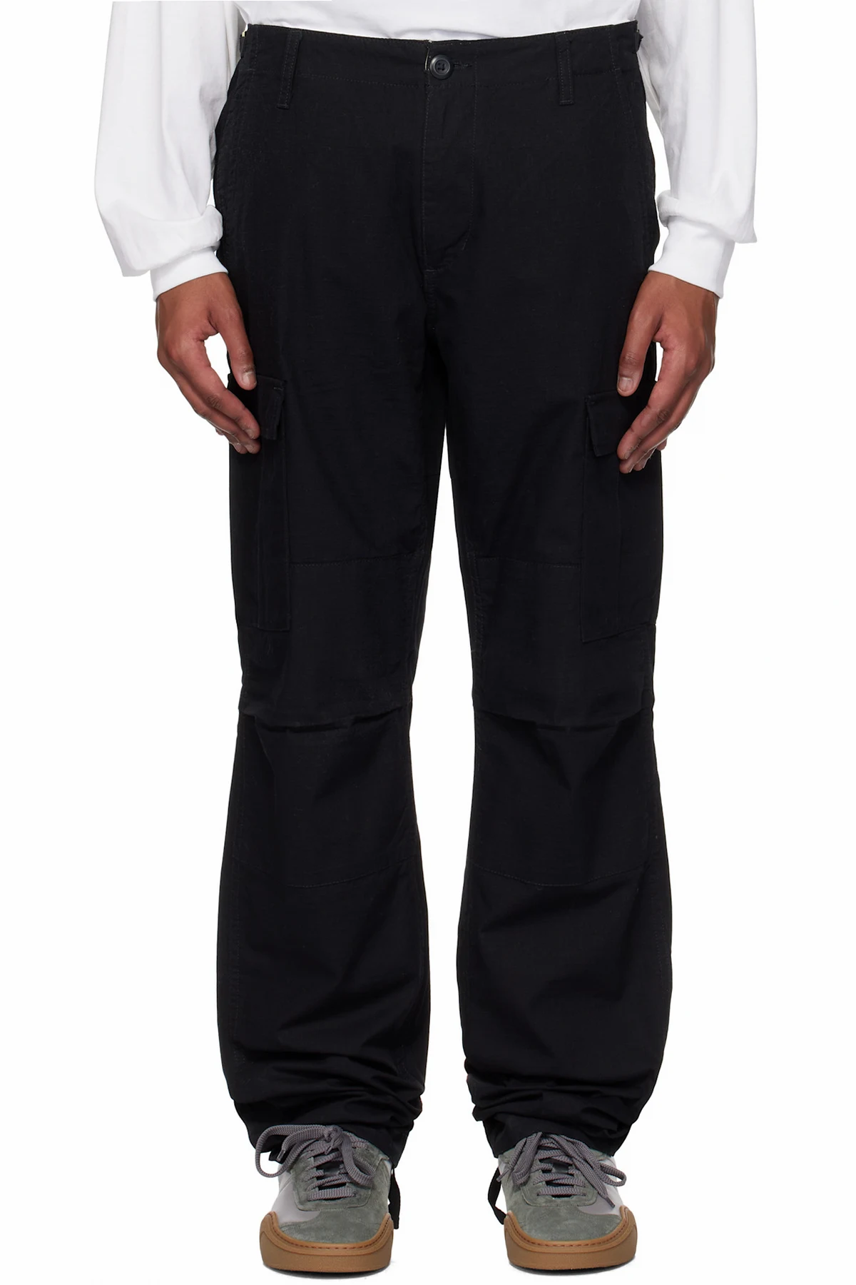 Black Aviation Cargo Pants
