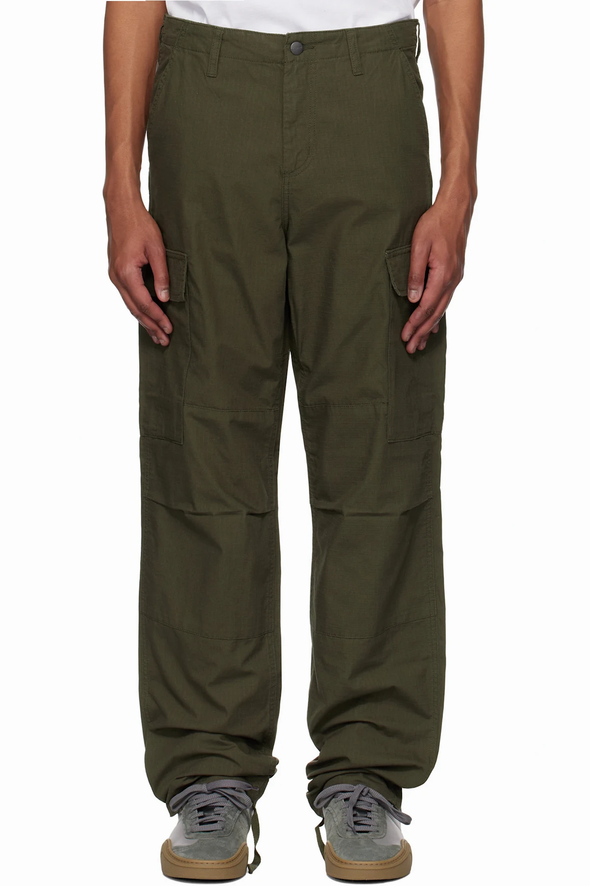 Khaki Regular Cargo Pants