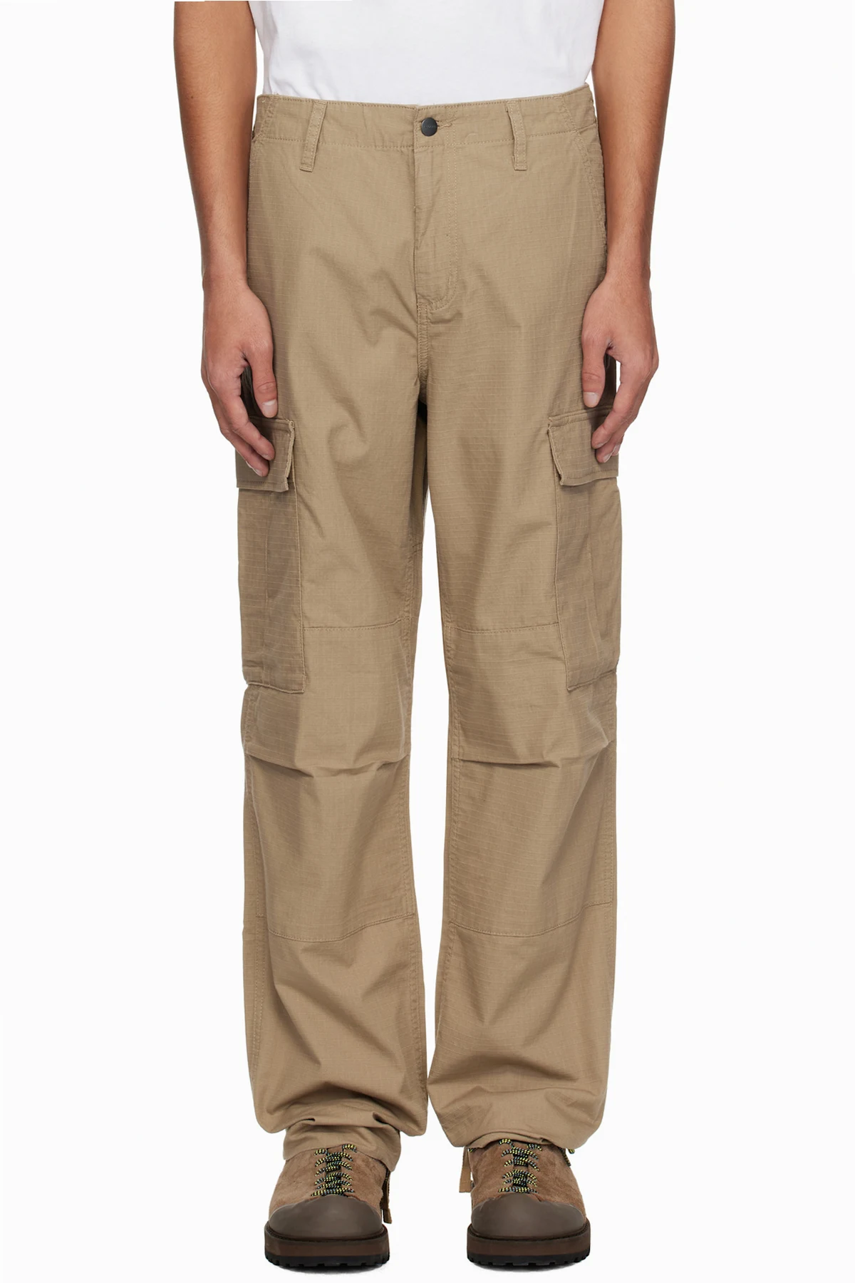 Tan Regular Cargo Pants